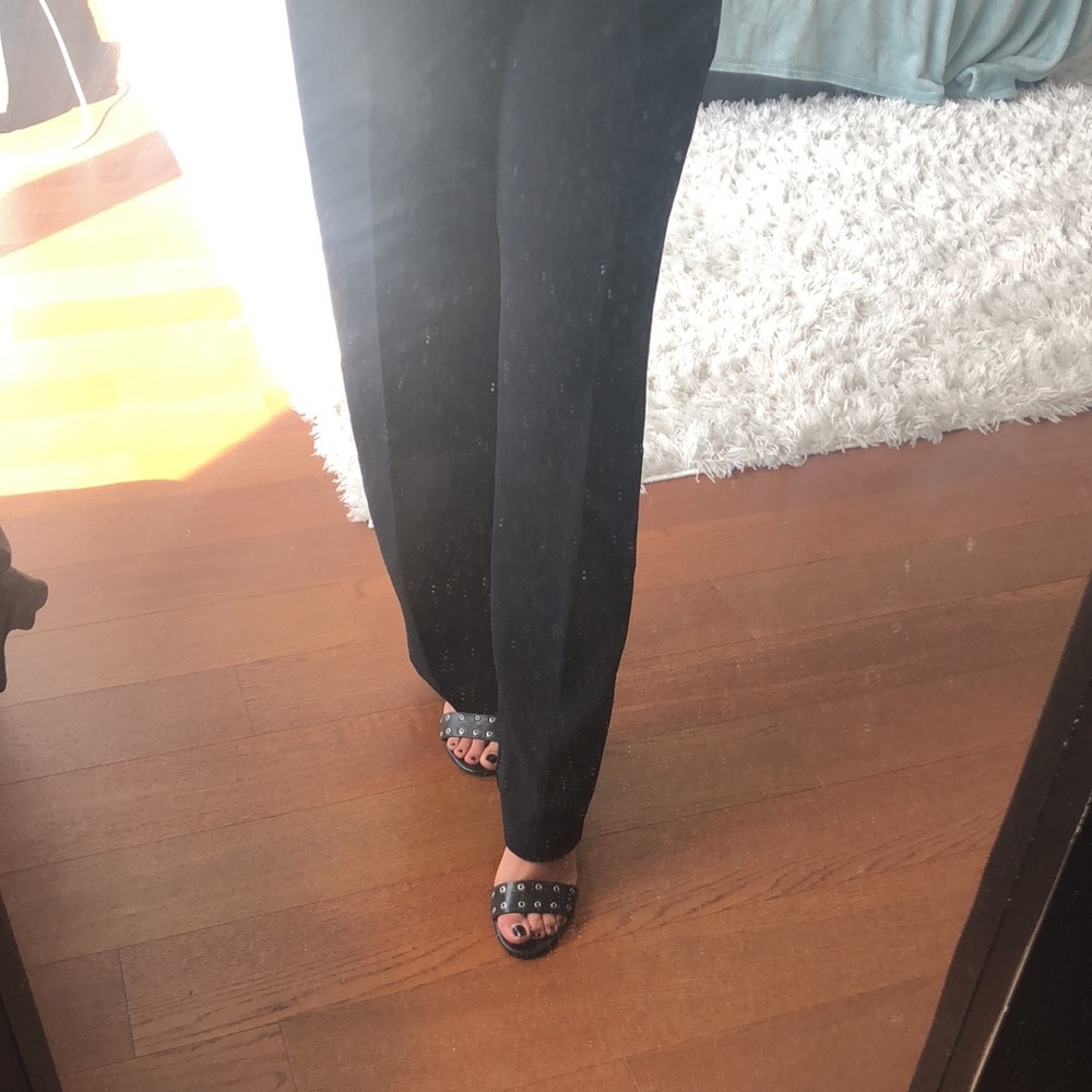 Super cute Rebecca Minkoff heels silver studded on black leather - Picture 7 of 16